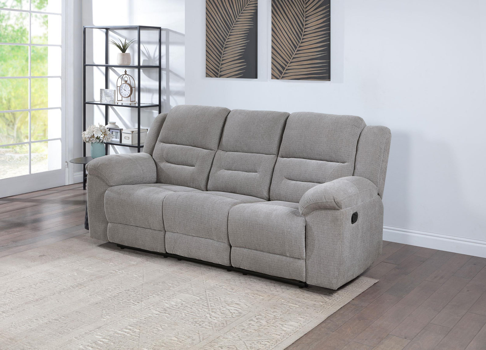 Grimm Gray Reclining Sofa