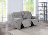 Grimm Gray Reclining Loveseat