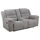 Grimm Gray Reclining Loveseat