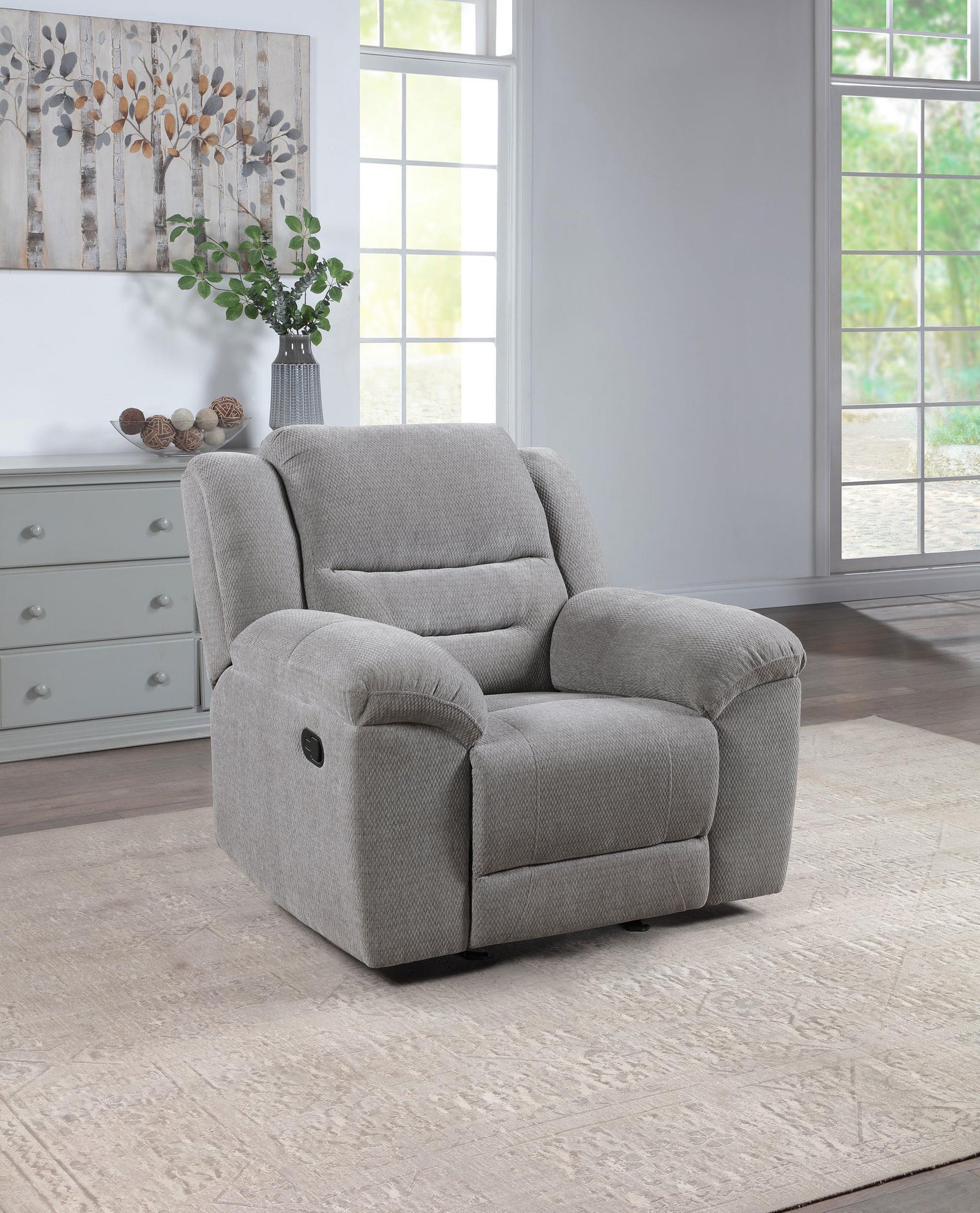 Grimm Gray Recliner