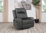 Raelynn Upholstered Power Lift Recliner Chair Grey