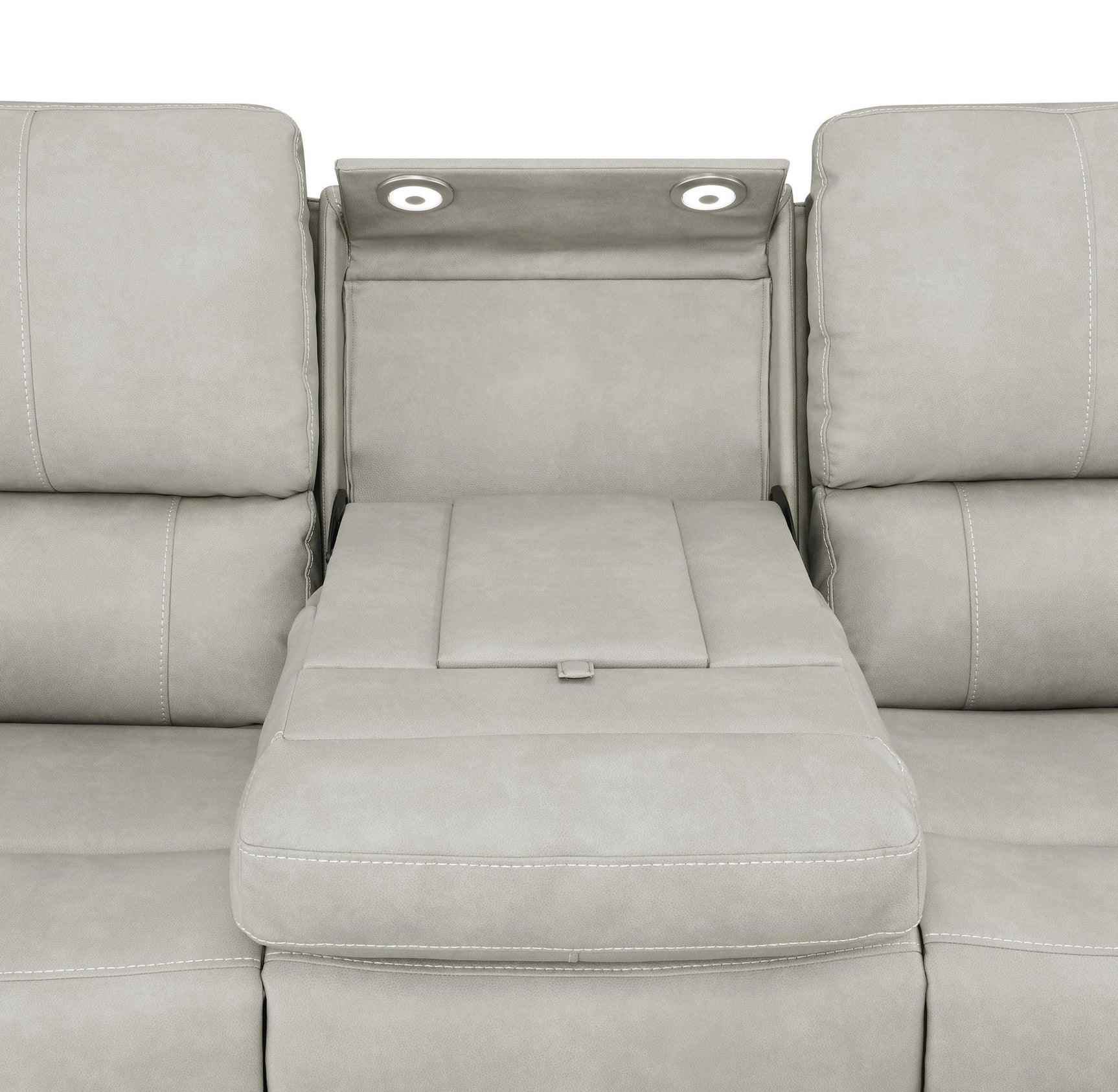 Brickston 2-piece Triple Power Reclining Sofa Set Grey