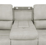 Brickston 3-piece Triple Power Reclining Sofa Set Grey