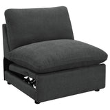 Collins 5-Piece Modular Power Reclining Sectional Dark Grey