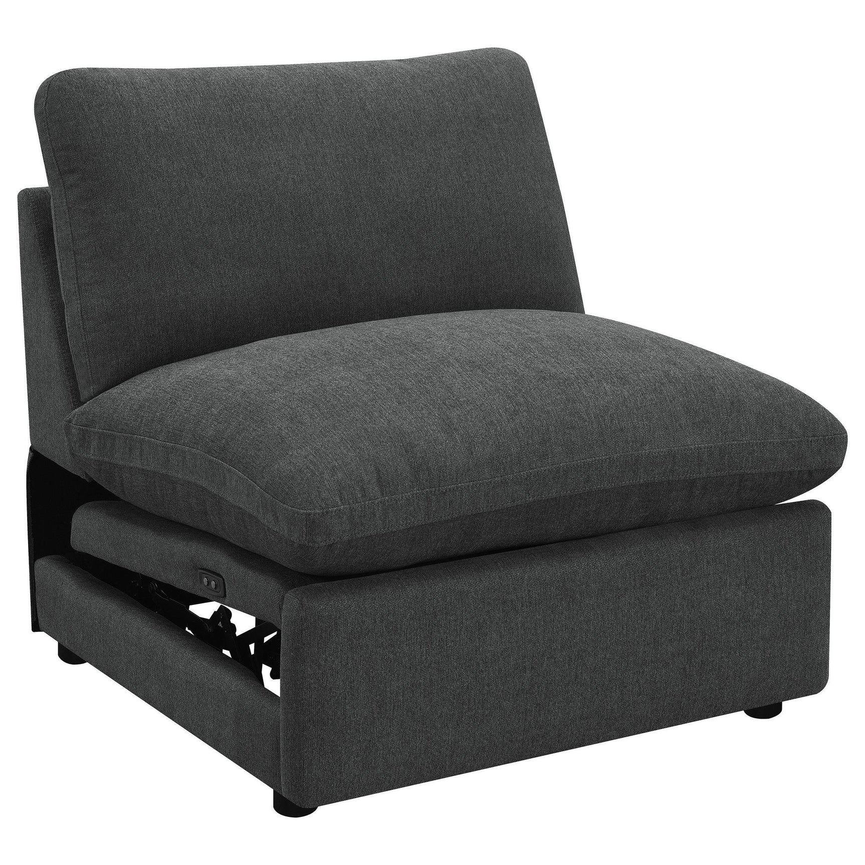 Collins 5-Piece Modular Power Reclining Sectional Dark Grey