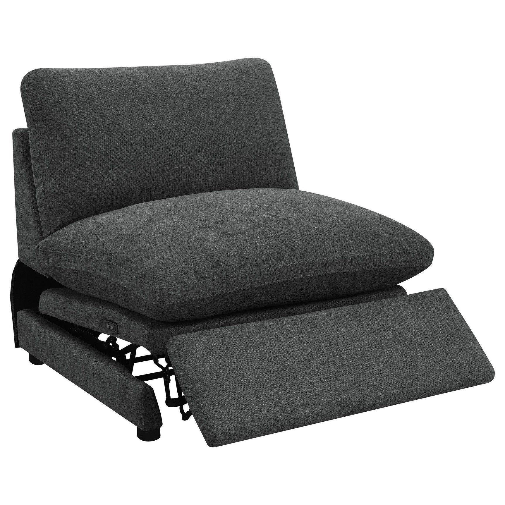 Collins 5-Piece Modular Power Reclining Sectional Dark Grey