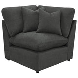 Collins 5-Piece Modular Power Reclining Sectional Dark Grey