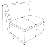 Collins Modular Power Sofa Dark Grey