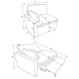 Collins Modular Power Sofa Dark Grey
