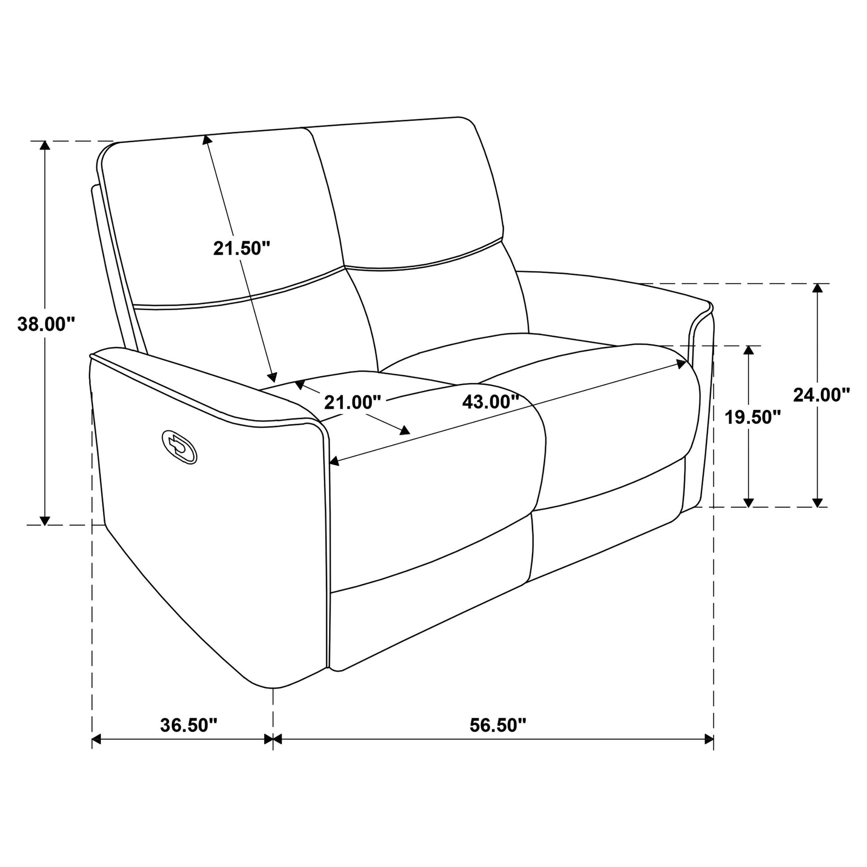 Navarro 3-piece Upholstered Reclining Sofa Set Dark Brown