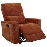 Navarro 3-piece Upholstered Reclining Sofa Set Orange