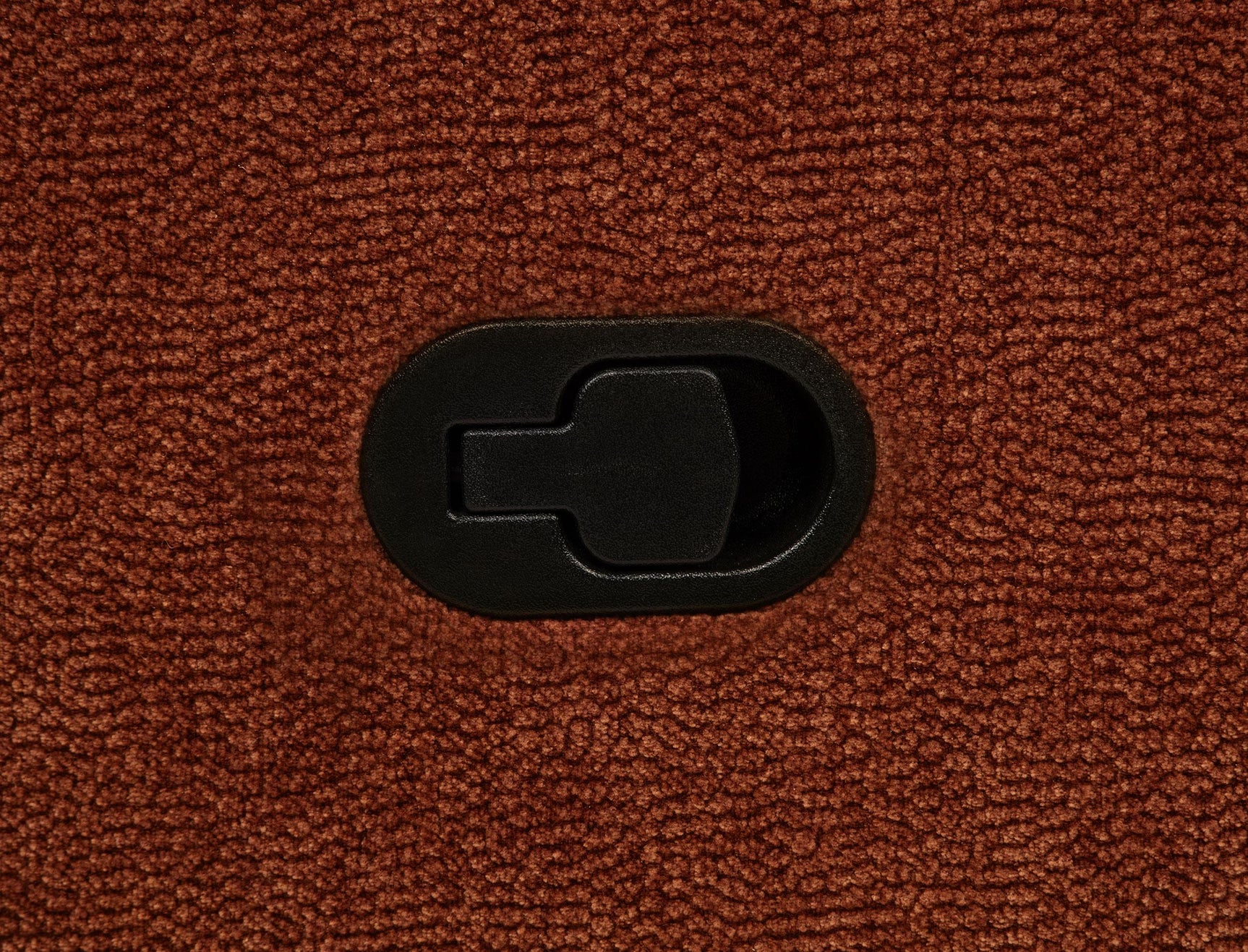Navarro Chenille Upholstered Glider Recliner Burnt Orange