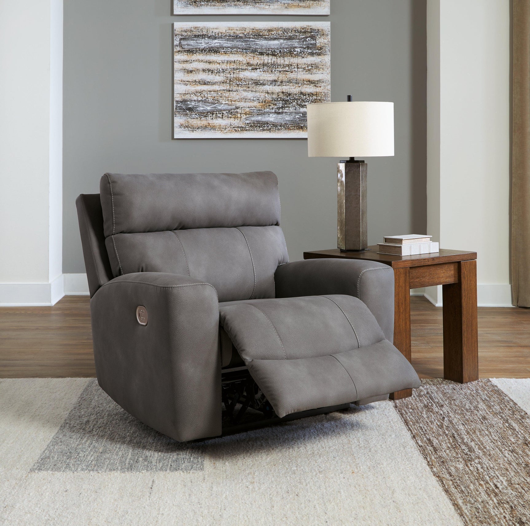 Next-Gen Durapella Slate Microfiber Power Recliner