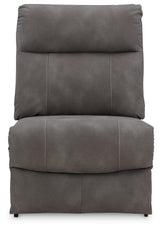 Next-Gen Durapella Slate 5-Piece Power Reclining Sectional