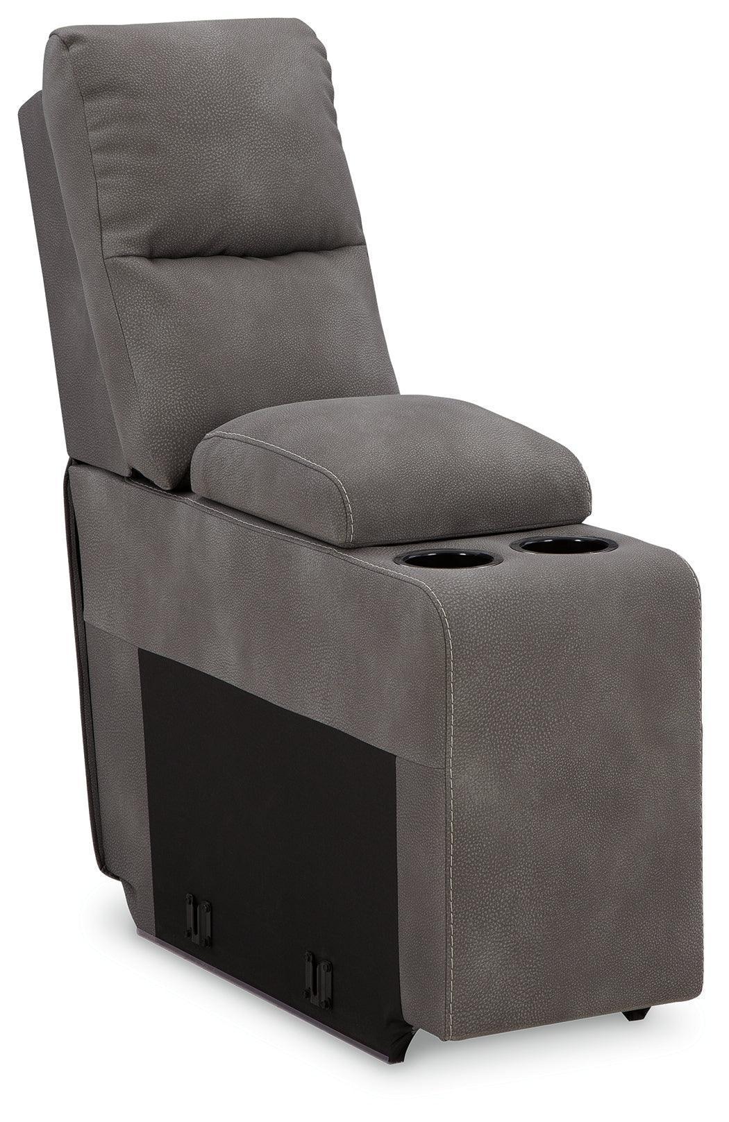 Next-Gen Durapella Slate 5-Piece Power Reclining Sectional