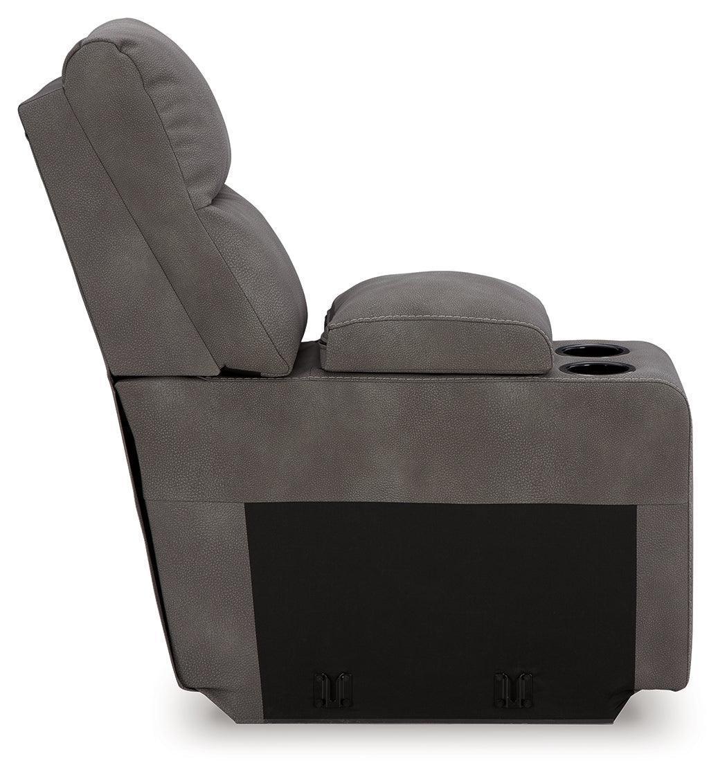 Next-Gen Durapella Slate 5-Piece Power Reclining Sectional