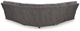 Next-Gen Durapella Slate 5-Piece Power Reclining Sectional