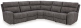 Next-Gen Durapella Slate 5-Piece Power Reclining Sectional