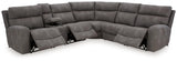 Next-Gen Durapella Slate 6-Piece Power Reclining Sectional
