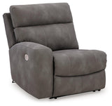 Next-Gen Durapella Slate 4-Piece Power Reclining Sectional
