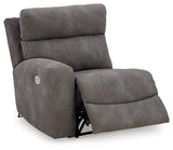 Next-Gen Durapella Slate 5-Piece Power Reclining Sectional