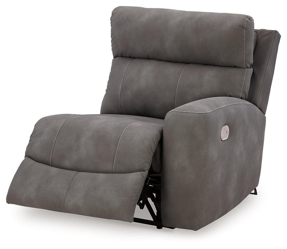 Next-Gen Durapella Slate 5-Piece Power Reclining Sectional