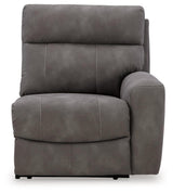 Next-Gen Durapella Slate 4-Piece Power Reclining Sectional