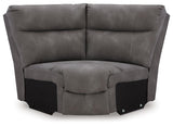 Next-Gen Durapella Slate 4-Piece Power Reclining Sectional