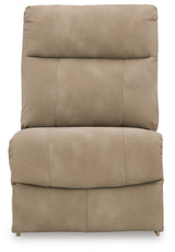 Next-Gen DuraPella Sand Microfiber 6-Piece Power Reclining Sectional