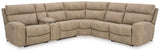 Next-Gen Durapella Sand 6-Piece Power Reclining Sectional