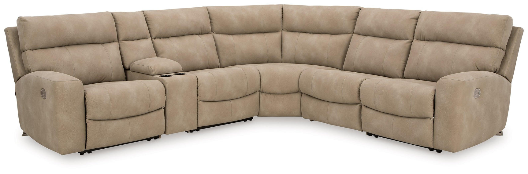 Next-Gen Durapella Sand 6-Piece Power Reclining Sectional