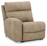 Next-Gen DuraPella Sand Microfiber 6-Piece Power Reclining Sectional