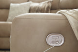 Next-Gen DuraPella Sand Microfiber 5-Piece Power Reclining Sectional