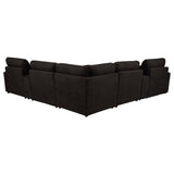 Collins 7-piece Modular Power Reclining Sectional Chocolate Brown