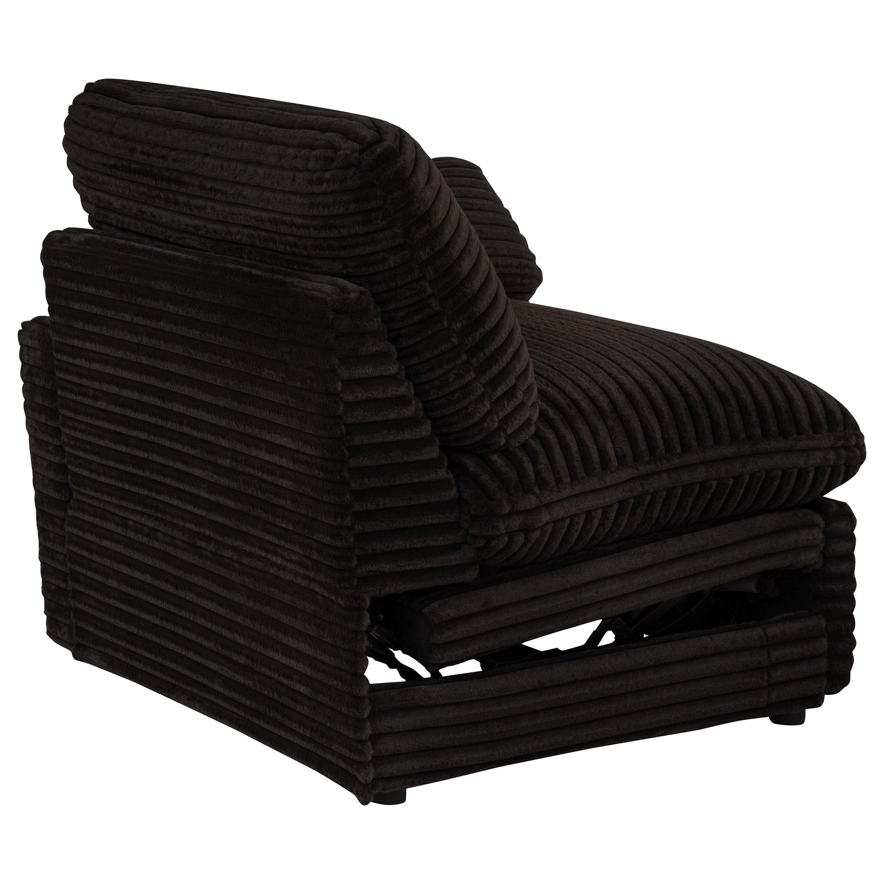 Collins Modular Power Loveseat Chocolate Brown