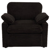 Collins Upholstered Power Recliner Chair Chocolate Brown