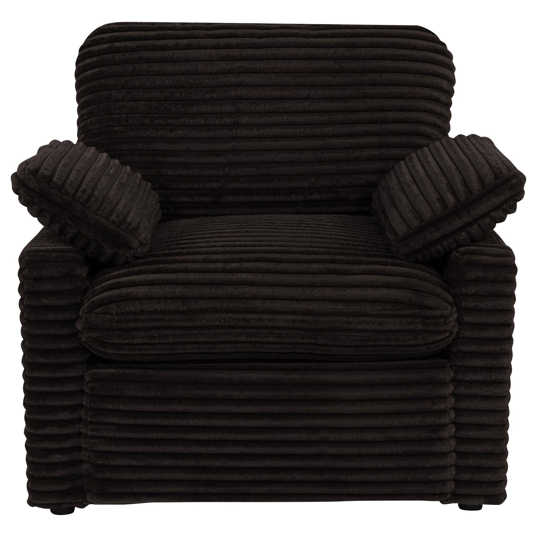 Collins Upholstered Power Recliner Chair Chocolate Brown