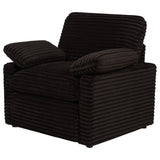 Collins Upholstered Power Recliner Chair Chocolate Brown