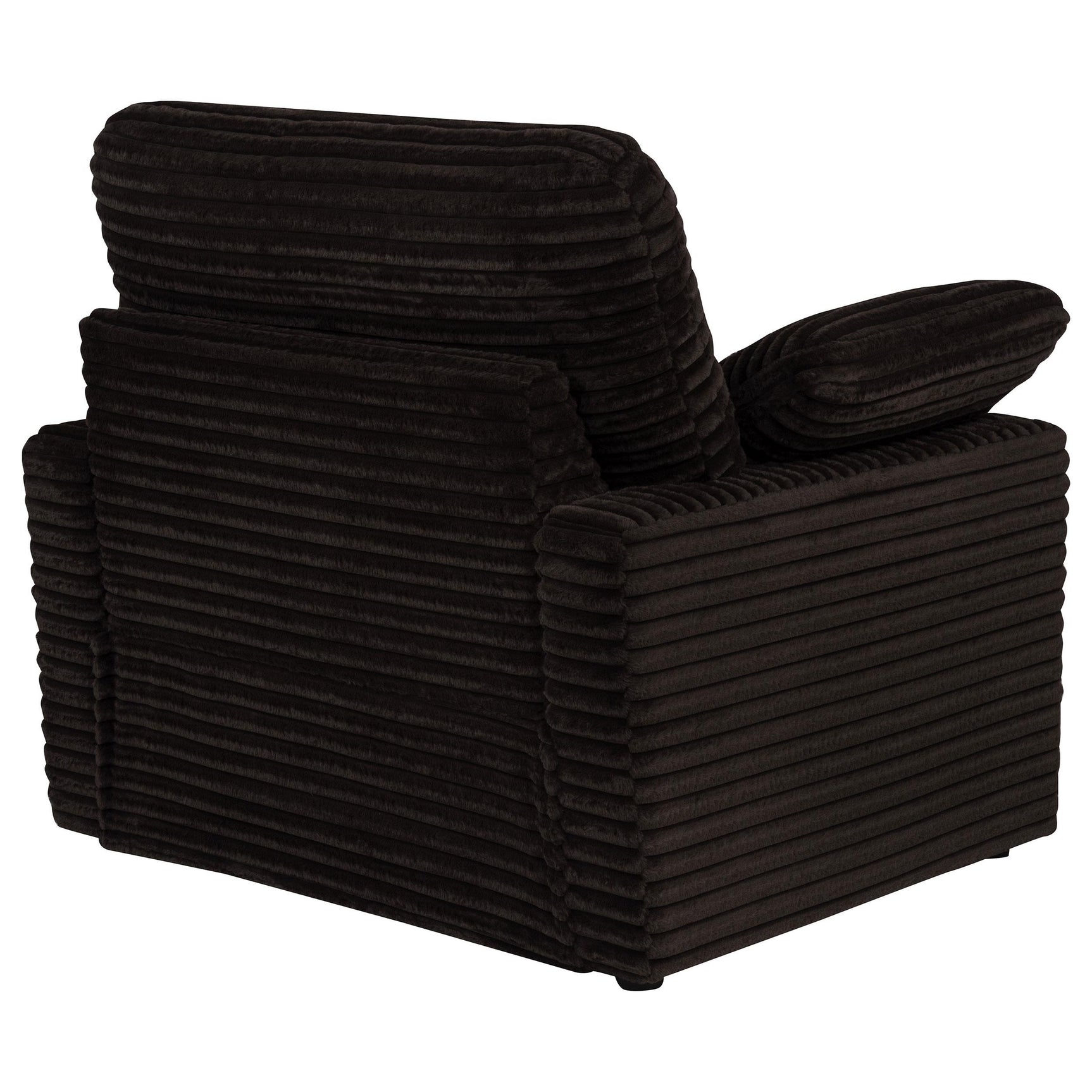 Collins Upholstered Power Recliner Chair Chocolate Brown