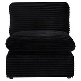 Collins Modular Armless Chair Black