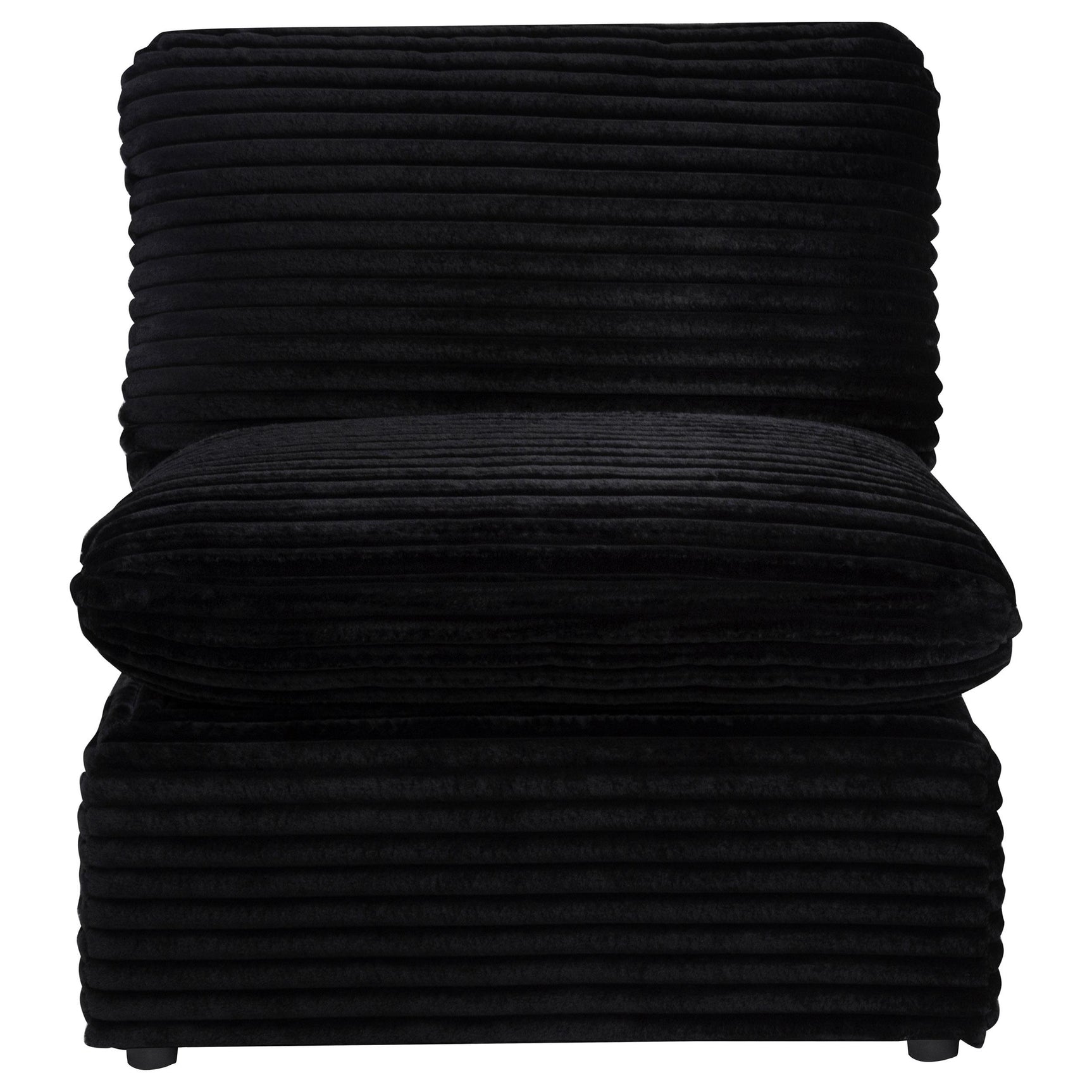 Collins Modular Armless Chair Black