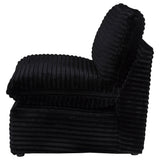 Collins Modular Armless Chair Black