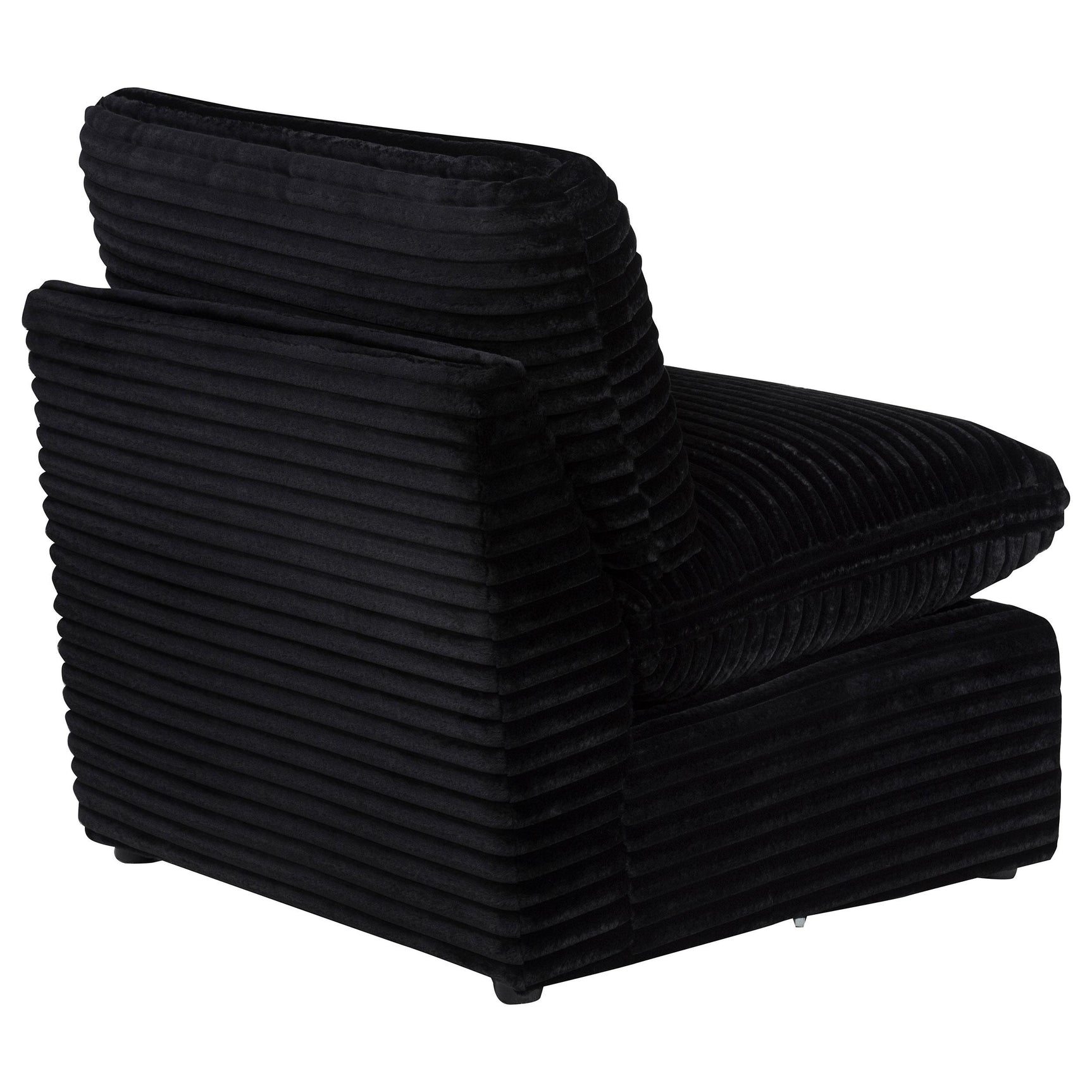 Collins Modular Armless Chair Black