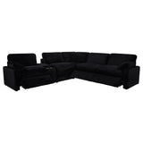 Collins 6-piece Modular Power Reclining Sectional Black