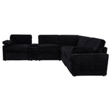 Collins 6-piece Modular Power Reclining Sectional Black