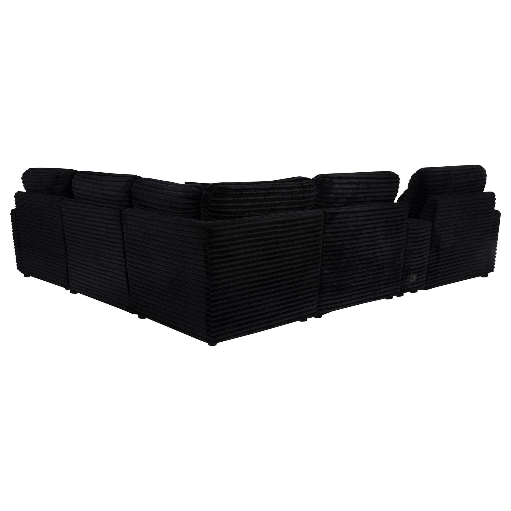Collins 6-piece Modular Power Reclining Sectional Black