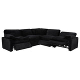 Collins 5-piece Modular Power Reclining Sectional Black