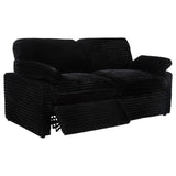 Collins Modular Power Loveseat Black