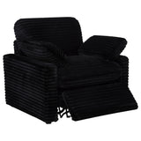 Collins Upholstered Power Recliner Chair Black