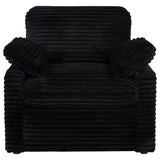 Collins Upholstered Power Recliner Chair Black